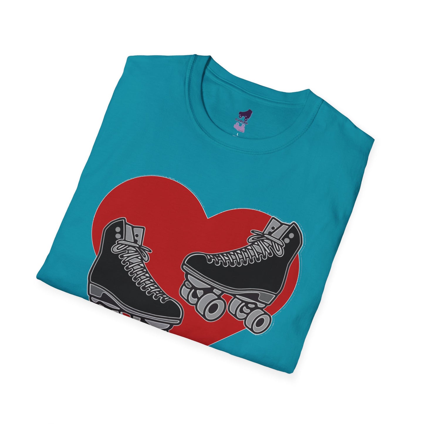 Skate Heart Unisex Softstyle T-Shirt