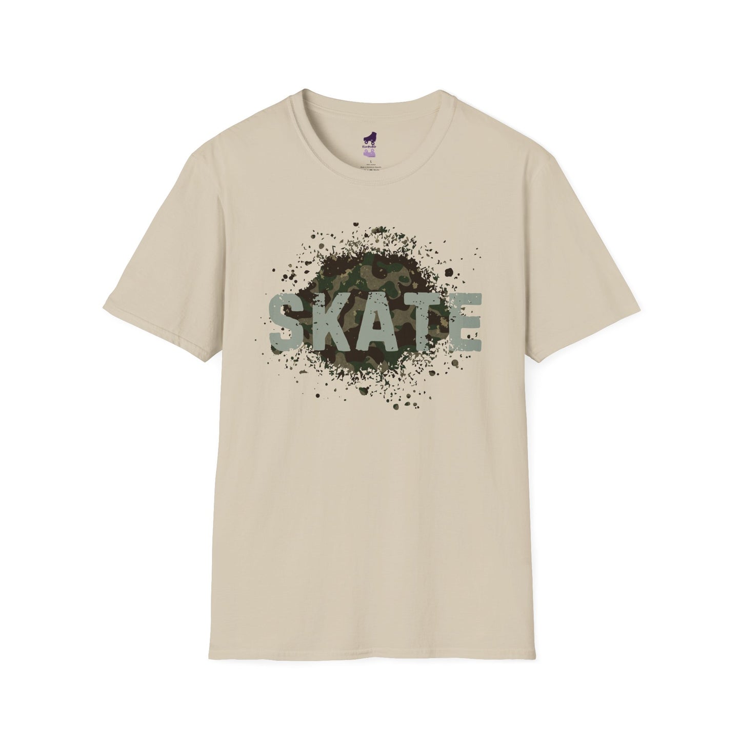 Camo Skate Unisex Softstyle T-Shirt