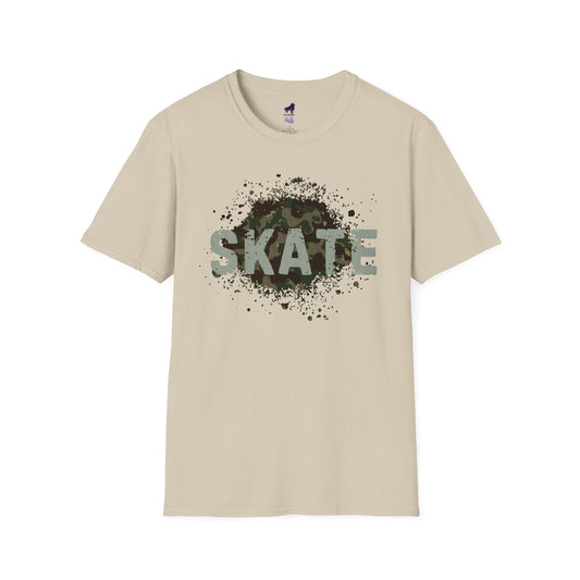 Camo Skate Unisex Softstyle T-Shirt