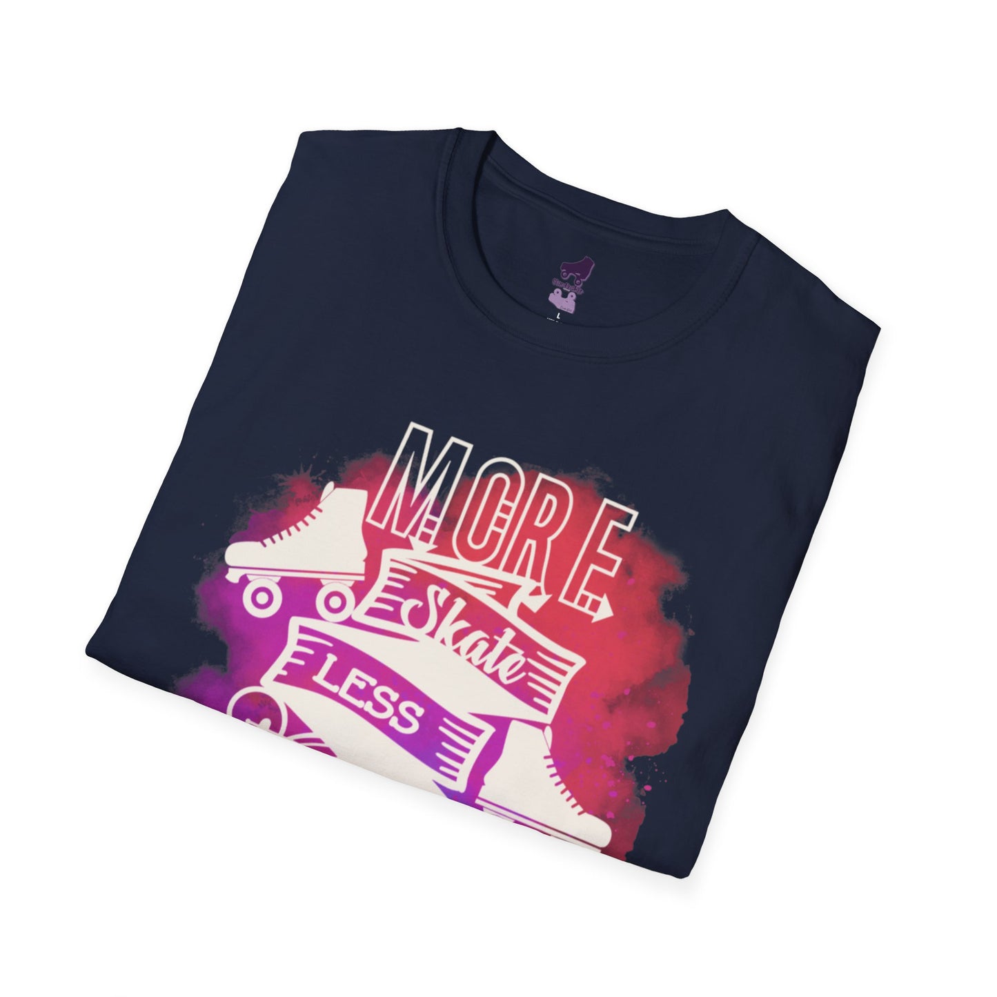 More Skate Less Hate Unisex Softstyle T-Shirt