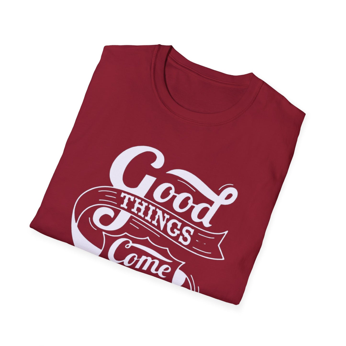 Good Things Come To Those Who Skate Unisex Softstyle T-Shirt