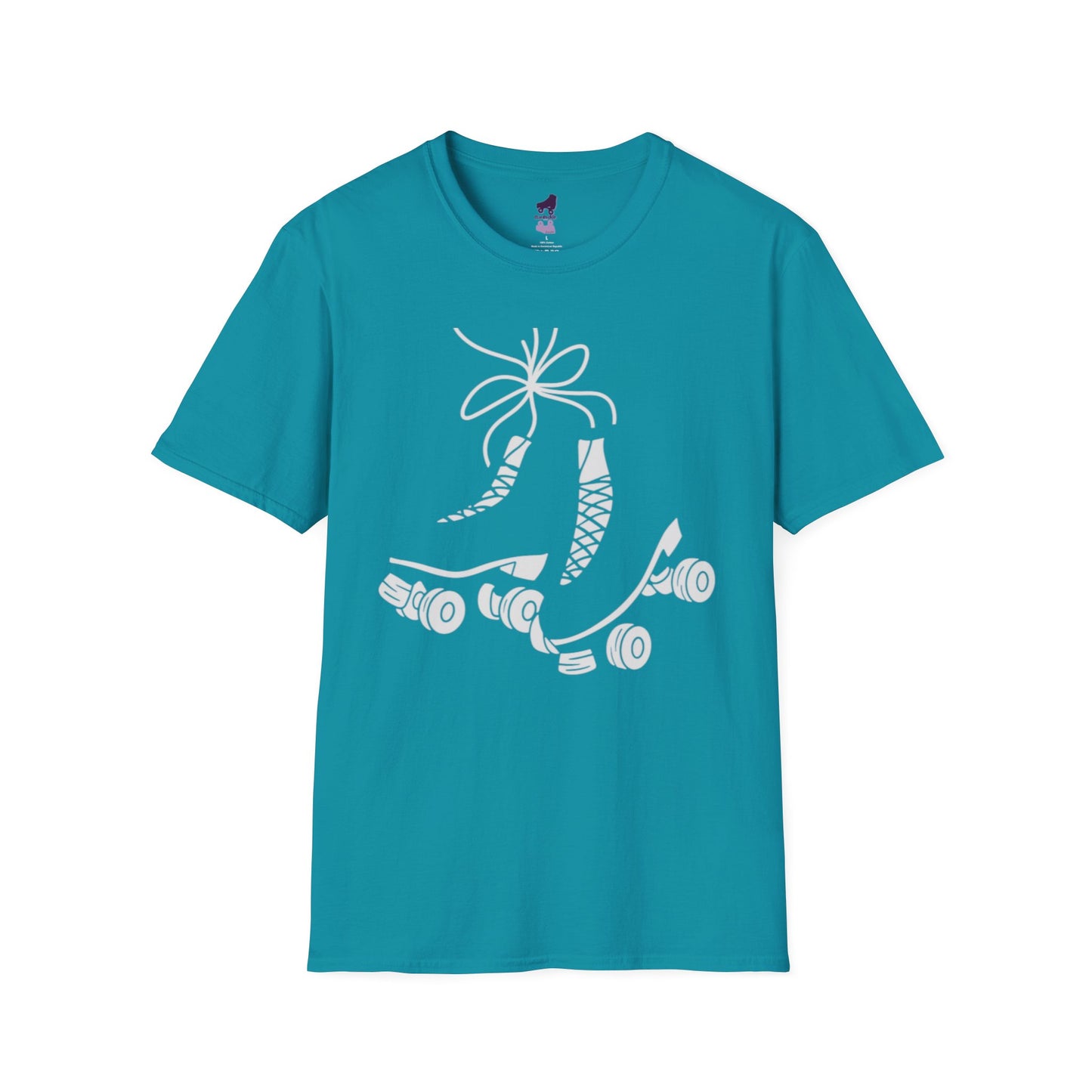 All Laced Up Roller Skates Unisex Soft-Style T-shirt