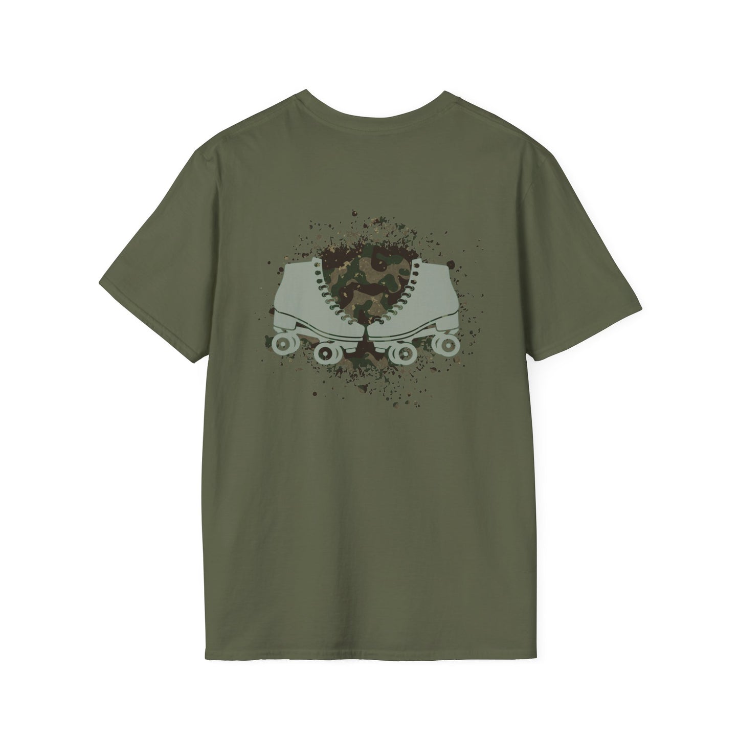 Camo Skate Unisex Softstyle T-Shirt