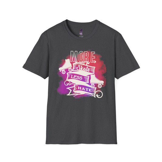 More Skate Less Hate Unisex Softstyle T-Shirt