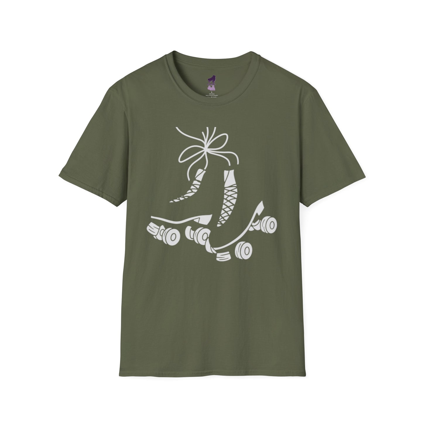 All Laced Up Roller Skates Unisex Soft-Style T-shirt