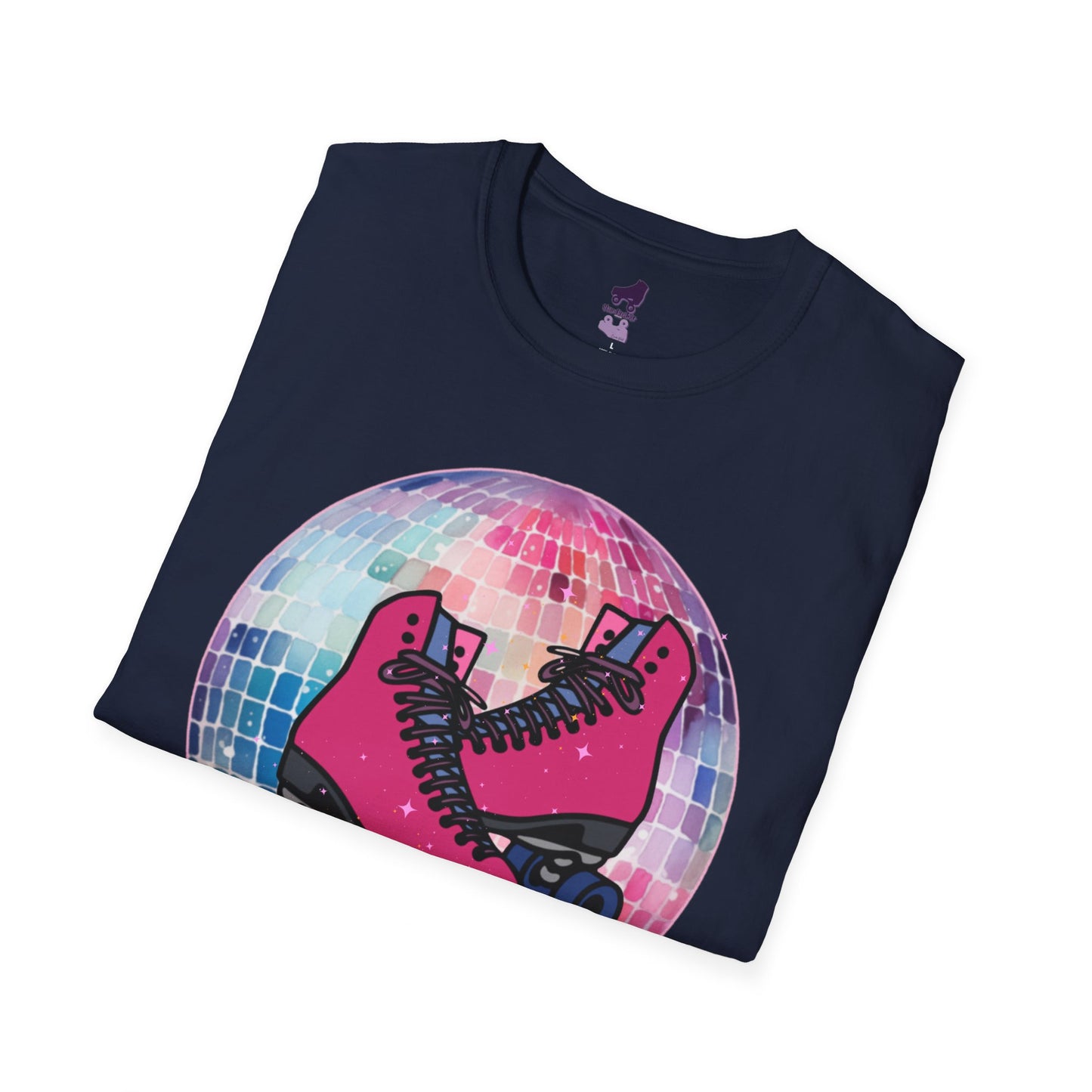 Colorful Retro Roller Skate Unisex Softstyle T-Shirt