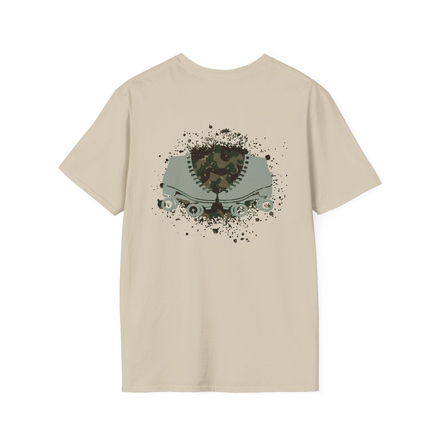 Camo Skate Unisex Softstyle T-Shirt