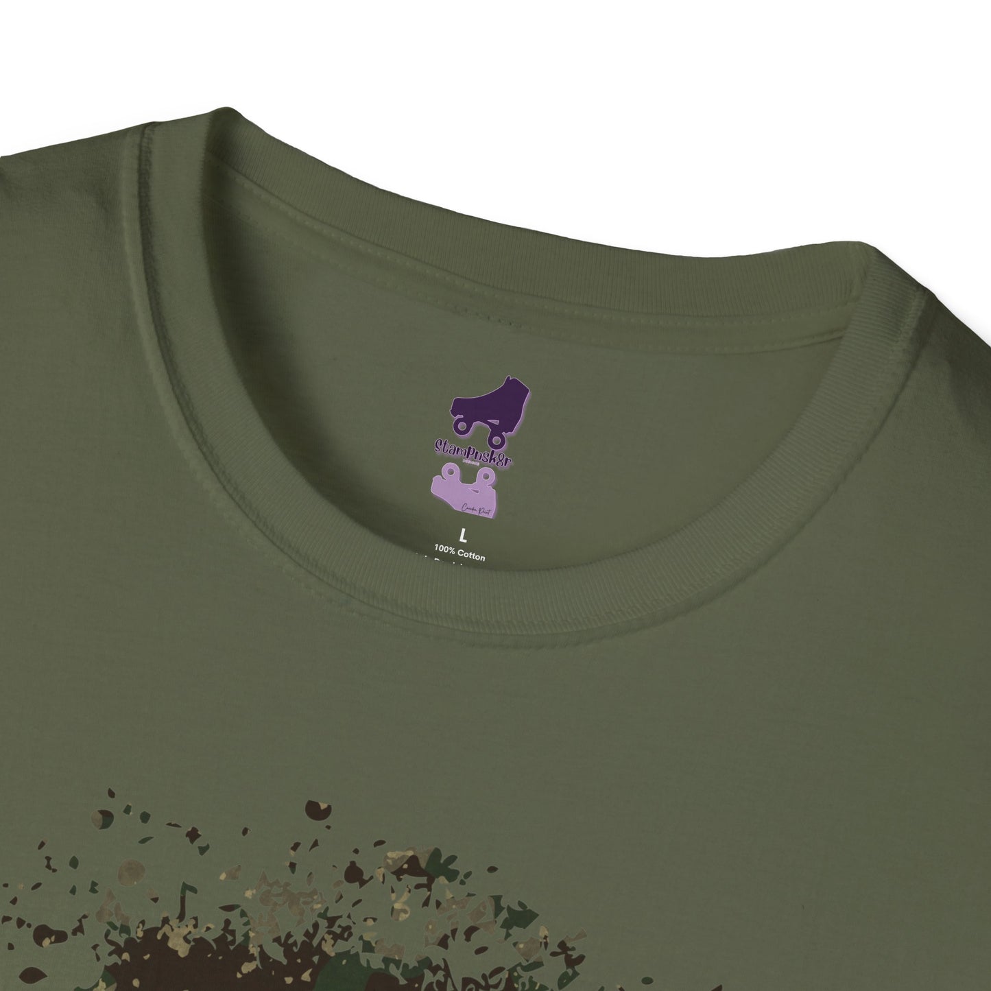 Camo Skate Unisex Softstyle T-Shirt