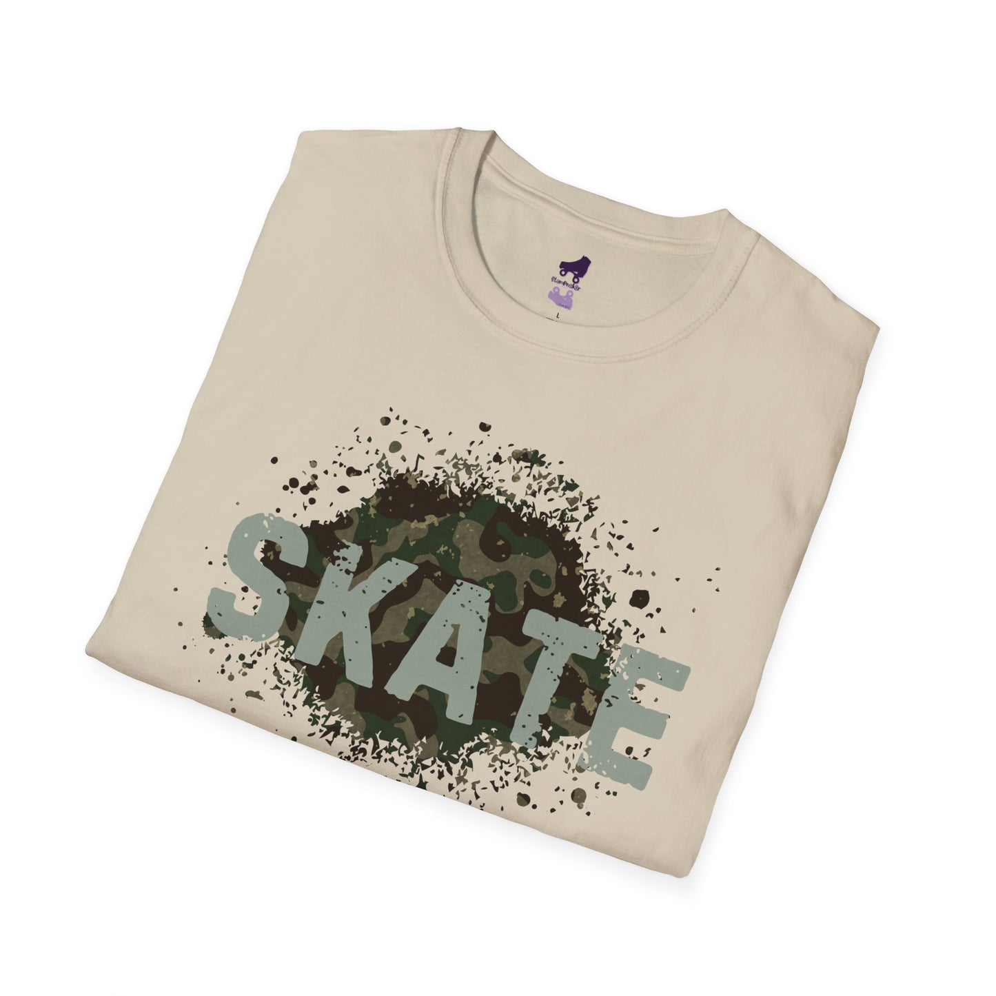 Camo Skate Unisex Softstyle T-Shirt