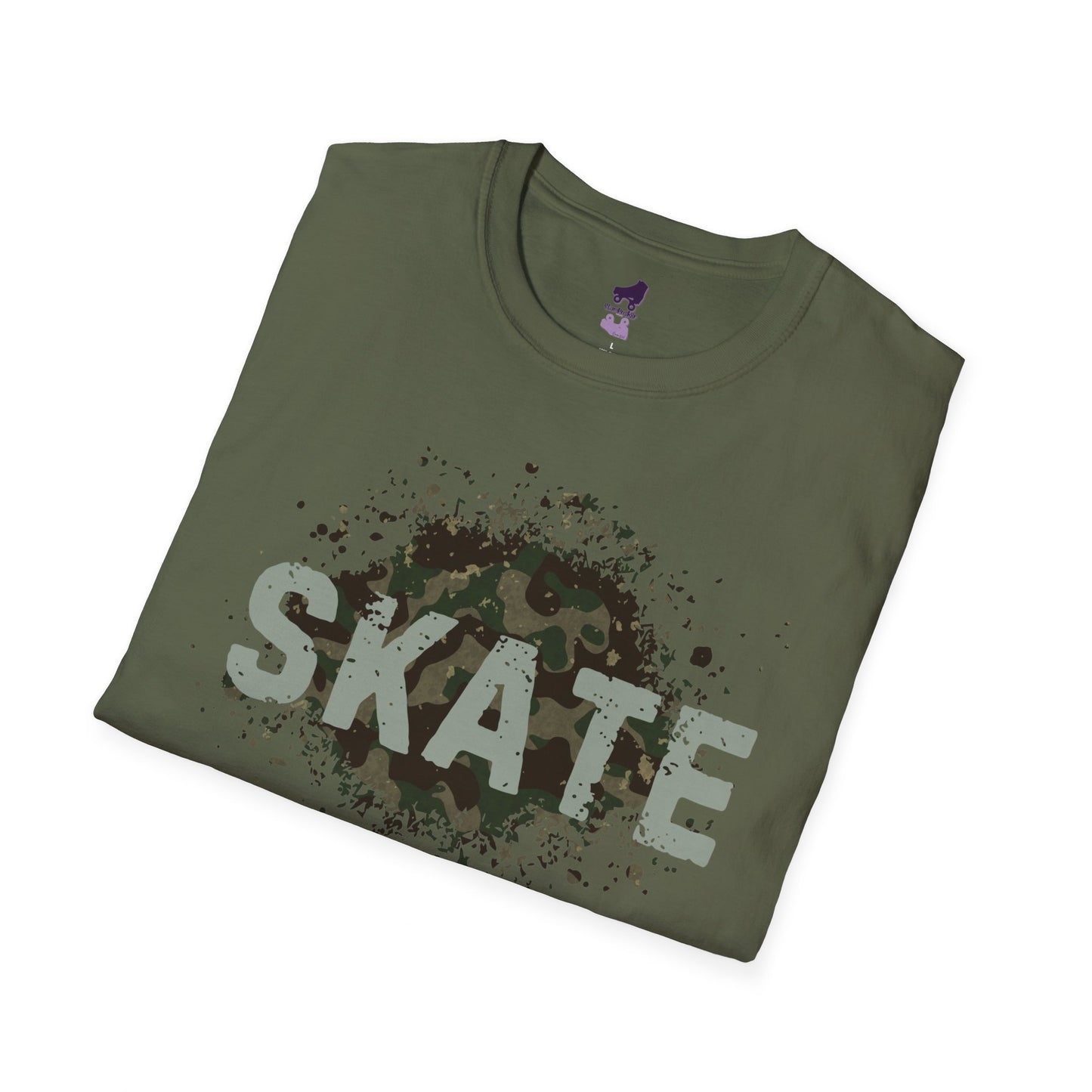 Camo Skate Unisex Softstyle T-Shirt