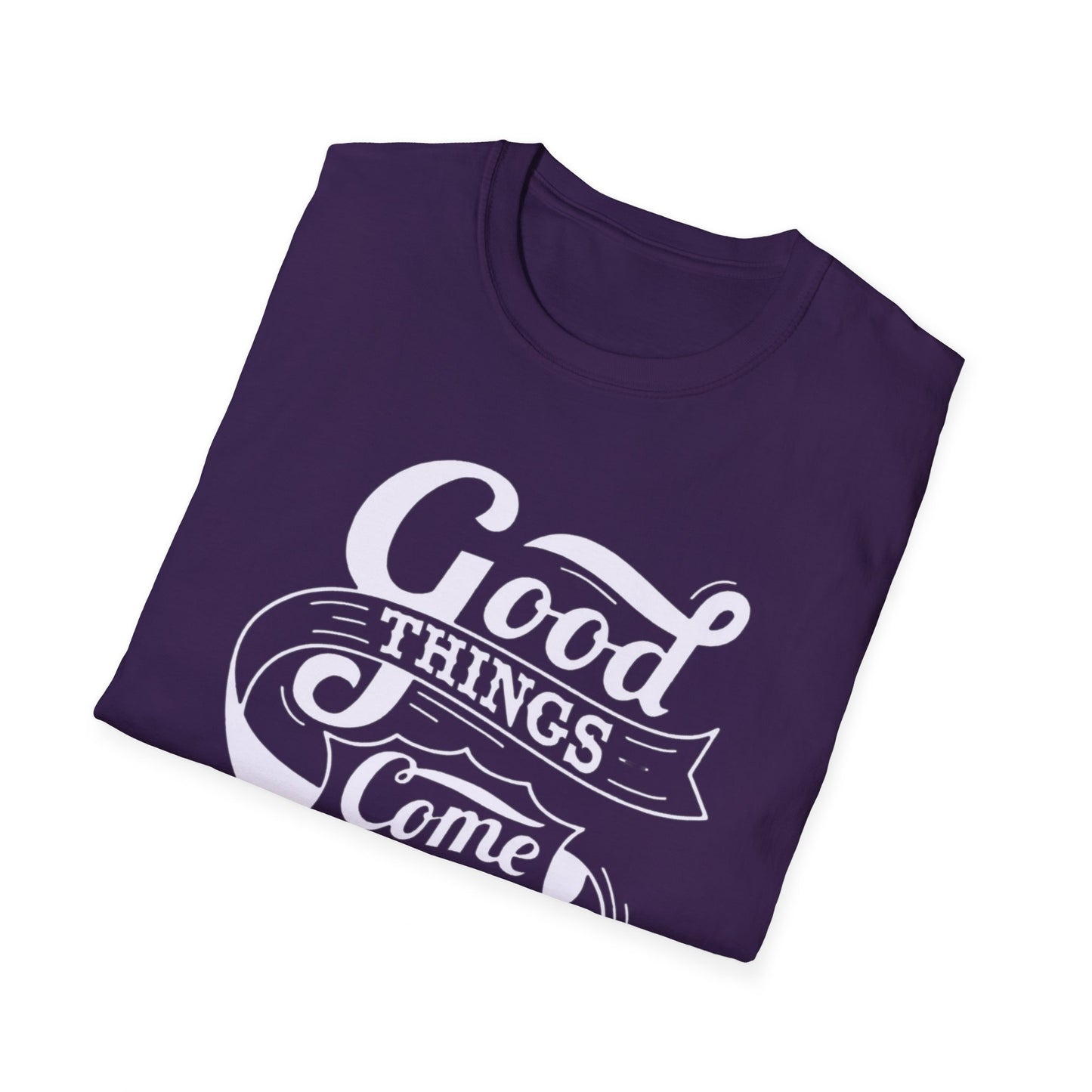 Good Things Come To Those Who Skate Unisex Softstyle T-Shirt