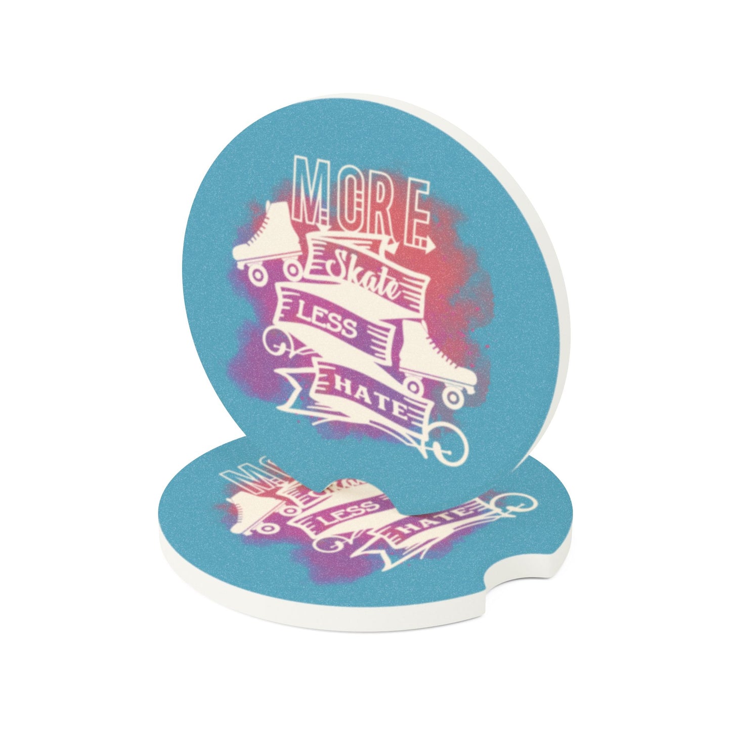 More Skate Less Hate, Soapstone Car Coaster